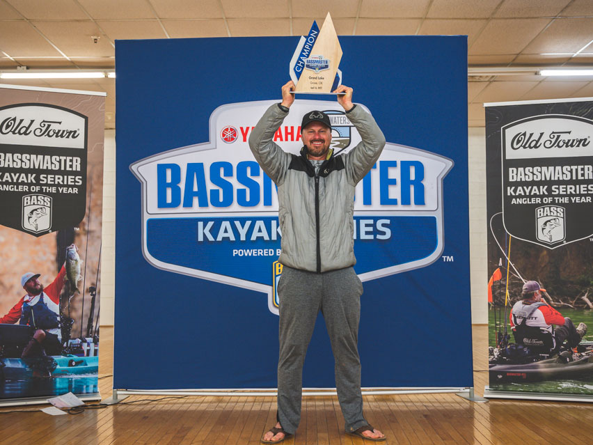 Gregory wins Bassmaster Kayak Series on Grand Lake Basstrail